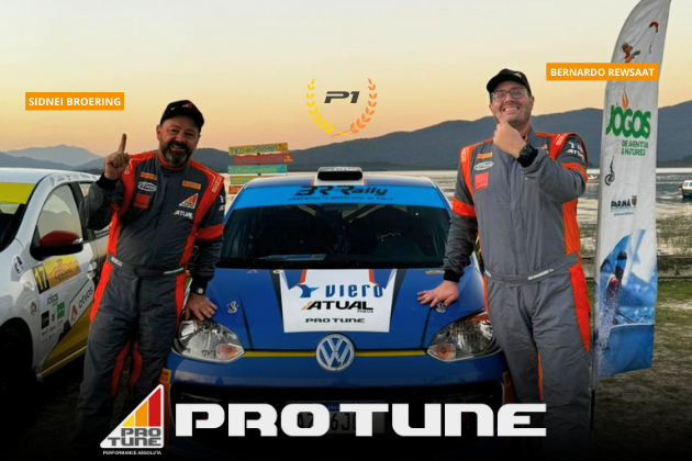 Equipe Pro tune vence a 1ª etapa do Campeonato Brasileiro de Rally 2024